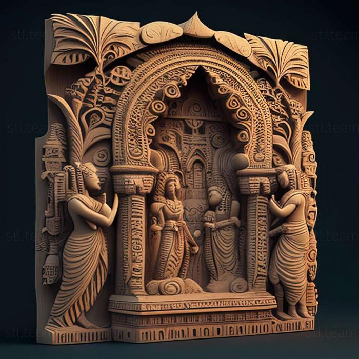 3D модель Древние храмы (STL)